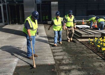 50 Connell Man Removing Granite Slabs