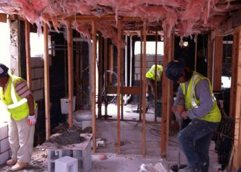 Hurricane Sandy Building Frame Foundation